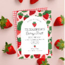 Buscar strawberry invitaciones Chica