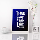 Buscar el alcanzar posters Pensamiento positivo