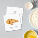Buscar croissant tarjetas de visita Boulangerie