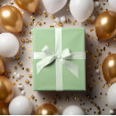 Buscar pistacho papel de regalo Sólido