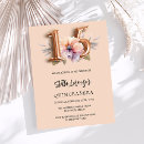 Buscar lujo invitaciones quinceañera Moderno