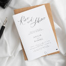 Buscar brunch del boda invitaciones Blanco y negro