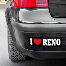 Buscar reno pegatinas parachoque Rojo