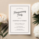 Buscar limpieza invitaciones Blanco y negro