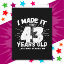 Buscar 43 años tarjetas Humor