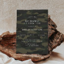 Buscar verde militar invitaciones Delgada línea verde