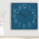 Buscar liso relojes de pared minimalista