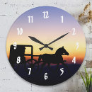 Buscar caballos relojes de pared País