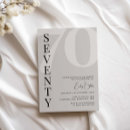 Buscar setenta invitaciones Elegante