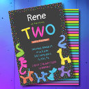 Buscar globos coloridos invitaciones Cualquier niño
