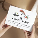 Buscar fiesta del sushi invitaciones Acuarela