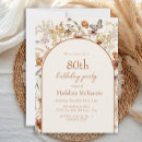 Buscar 80 o flores invitaciones de cumpleaños Para ella