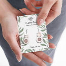 Buscar hojas tarjetas de visita Verde