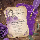 Buscar quinceanera púrpura invitaciones Para todos