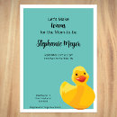 Buscar pato de goma invitaciones Tiempo de baño