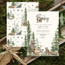 Buscar forest invitaciones baby shower Acuarela