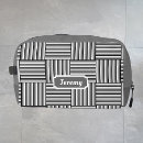 Buscar rayas negras bolsas cosmetica Para él