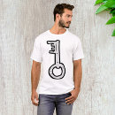 Buscar llave antigua camisetas Gris