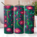 Buscar flores rojas brillantes pegatinas Floral