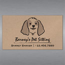 Buscar cocker spaniel tarjetas de visita Perro