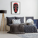 Buscar máscara africana lienzos Tribal