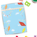 Buscar celeste papel de regalo Niños