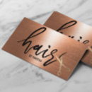 Buscar copper tarjetas de visita Peluquería