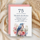 Buscar flores y pájaros invitaciones Para ella