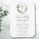Buscar follaje invitaciones Primera comunión sagrada