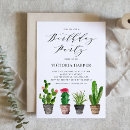 Buscar potente invitaciones Cactus