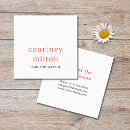 Buscar cosmetologist tarjetas de visita Minimalista