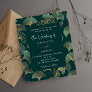 Buscar ginkgo invitaciones Oro
