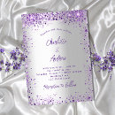 Buscar violeta boda invitaciones Invitados
