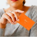 Buscar solo color tarjetas de visita Naranja