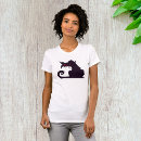 Buscar gato negro malvado camisetas Para ella