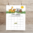Buscar baby bingo invitaciones Safari
