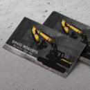 Buscar excavadora tarjetas de visita Profesional