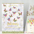Buscar mariposa brillante invitaciones Caprichoso