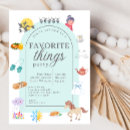 Buscar cosas invitaciones Fiesta de cosas favoritas