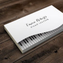 Buscar music teacher tarjetas de visita Profesor de música