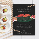 Buscar del sushi invitaciones Invitados