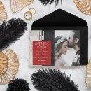 Buscar negro rojo boda invitaciones Parejas