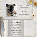 Buscar cuidado animal profesional tarjetas de visita Animales