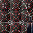Buscar blanco rojo negro azulejos Geométrico
