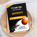 Buscar baloncesto blanco negro invitaciones Para niños