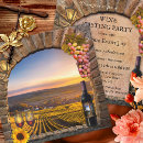 Buscar artístico invitaciones Vino
