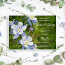 Buscar columbine invitaciones Floral