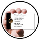 Buscar servicios jurídicos tarjetas de visita Elegante