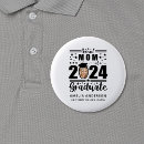Buscar graduación negra pins Blanco y negro