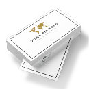 Buscar mapa del mundo moderno tarjetas de visita Elegante